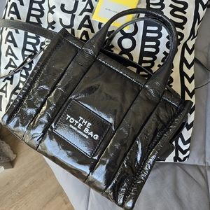 Marc Jacobs The Shiny Crinkle Mini Tote Bag